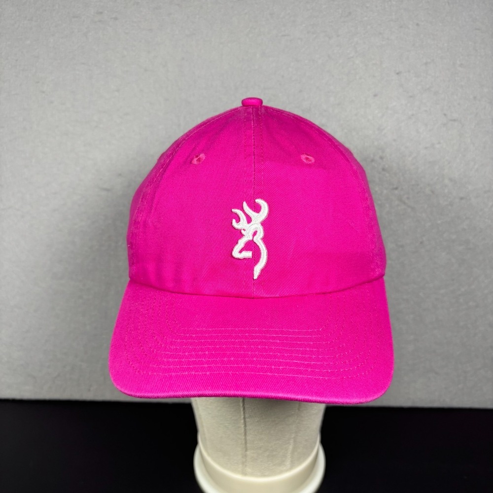 Browning Baseball Cap Hat Women's OSFM Pink  Buckmark Embroidered Adjustable